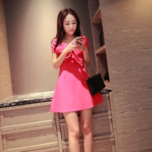 韩都衣舍秋装新款女装拼接毛呢长款外套HO3004